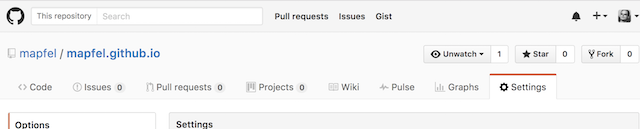 Repository Settings