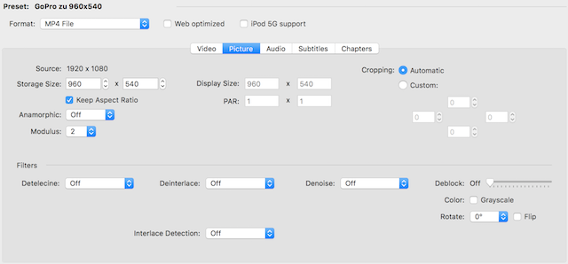 Picture Options